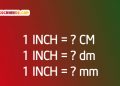 1 inch là bao nhiêu cm? Cách quy đổi 1inch = ? cm Online nhanh nhất