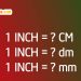 1 inch là bao nhiêu cm? Cách quy đổi 1inch = ? cm Online nhanh nhất