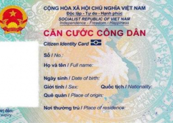 Tải phôi căn cước công dân PSD 2 mặt có gắn chip