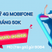 Cách đăng ký 4G Mobifone 50K 1 tháng ưu đãi data khủng