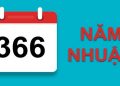 Năm nhuận có bao nhiêu ngày?