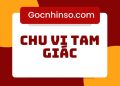 Cách tính chu vi hình tam giác