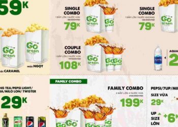 Menu bắp nước BHD giá bao nhiêu? Giá combo bắp bỏng BHD có gì?